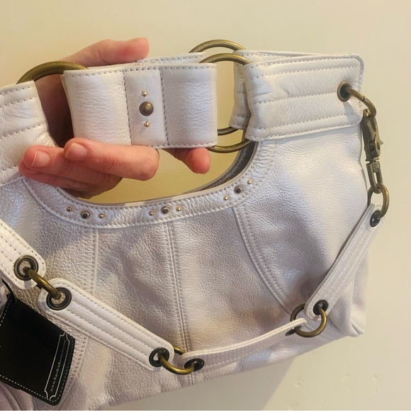 RARE Hayden Harnett White Handbag Mercer Clutch - Picture 6 of 16